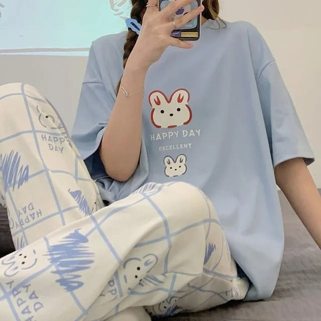 11.11 Sale Soft Cotton PJ Suit - P9
