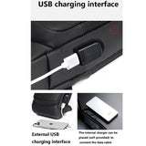 Men's Multifunction Anti-theft USB Shoulder Bag
