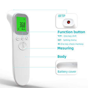 Digital Forehead Thermometer Electronic Contactless Clinical Accuracy
